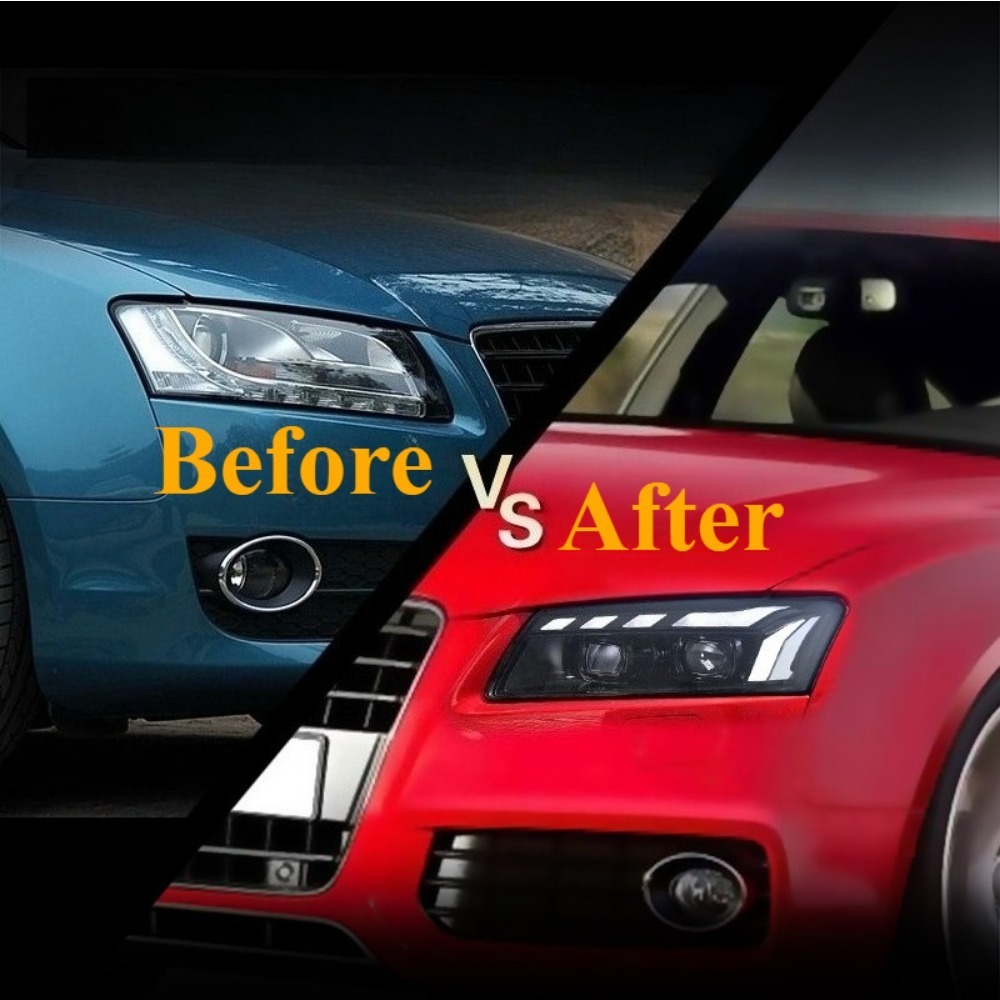 HETOP A5 B8 Headlights 2008-20 - đánh giá và giá Running Headlamp Led