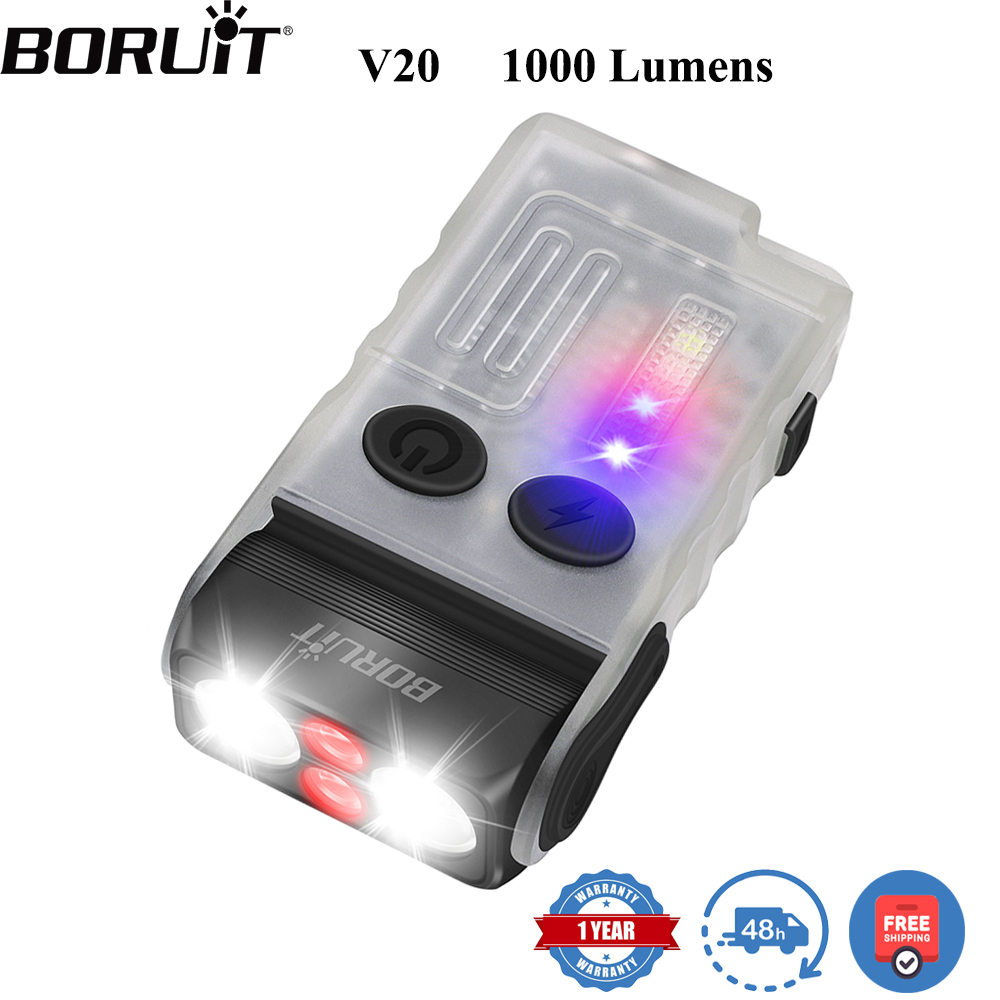 BORUiT V20 Fluorescence Buzzer - đánh giá và giá Running Headlamp Led