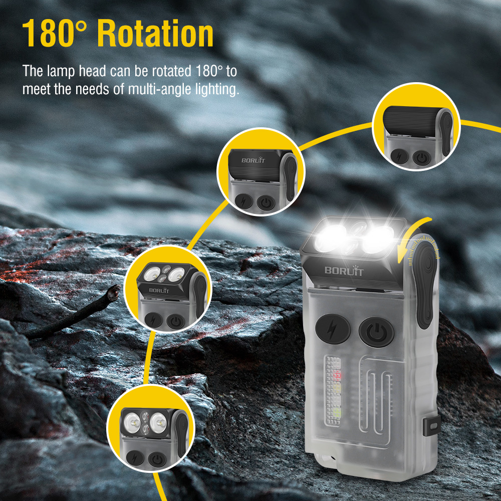 BORUiT V20 Fluorescence Buzzer - đánh giá và giá Running Headlamp Led