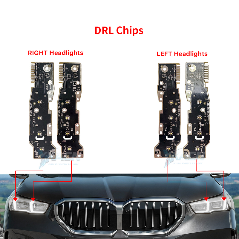 Yellow White Red LED DRL Board - đánh giá và giá Running Headlamp Led