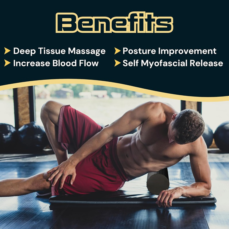 High Density EVA Yoga Foam Rol - đánh giá và giá Muscle Roller Stick