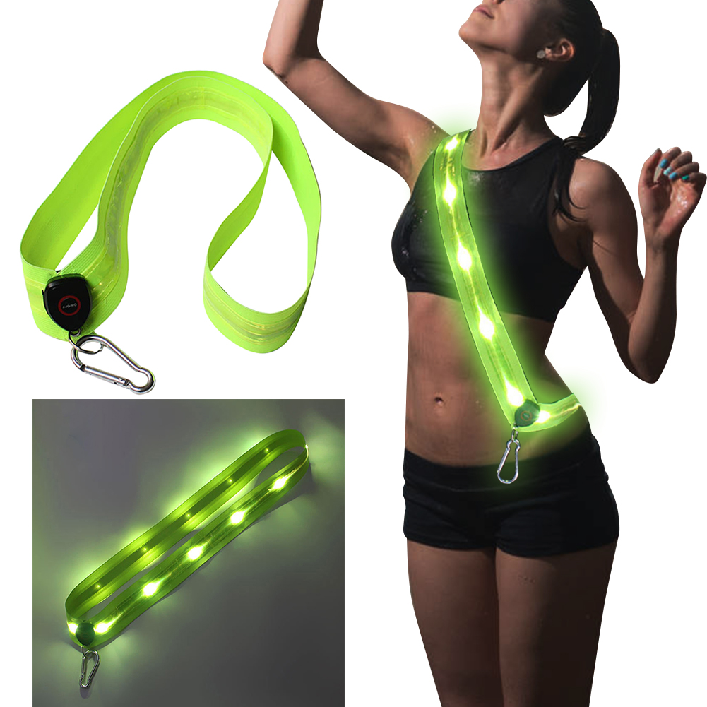 LED Shoulder Belt Rechargeable - đánh giá và giá Running Gear For Night