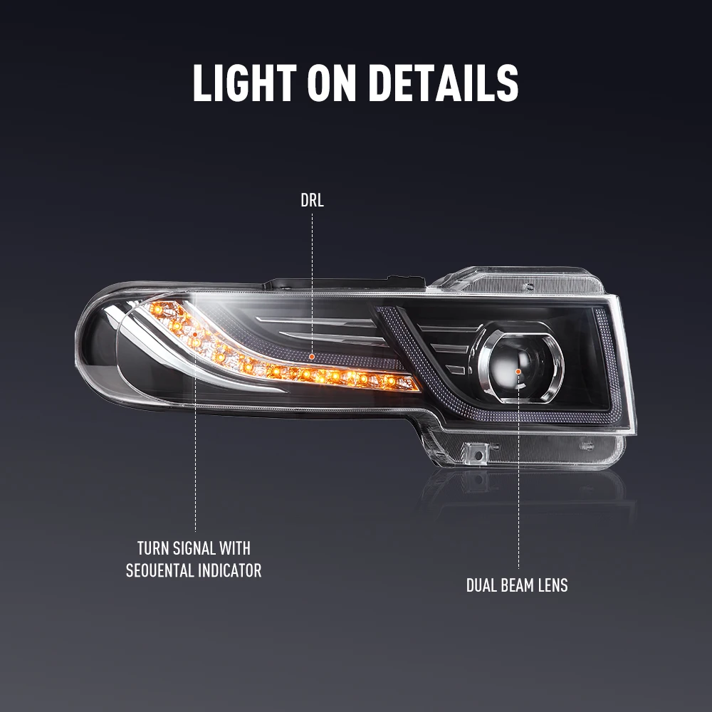 2PCs Car Styling Head Lamp for - đánh giá và giá Running Headlamp Led